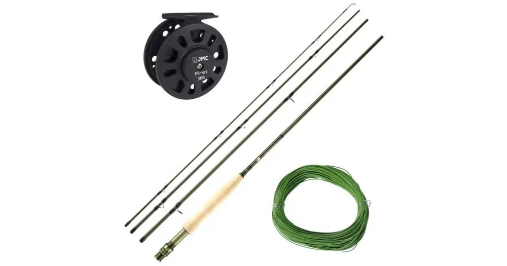 Hit Sezóny Giants Fishing Prut Trout Fly CLX 2,55 m #4 + Naviják First 3/5 + Šňůra WF4