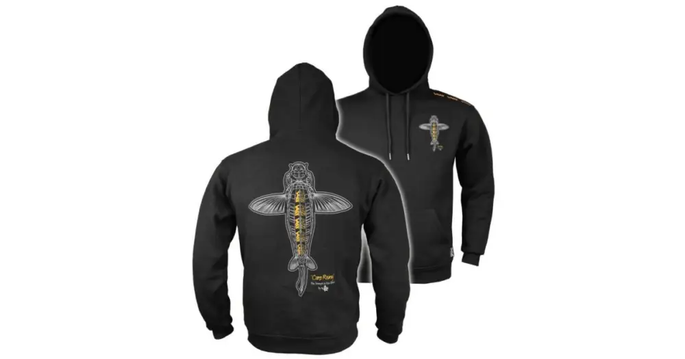 Vass Mikina Carp Rising Hoodie Black Akční Nabídka