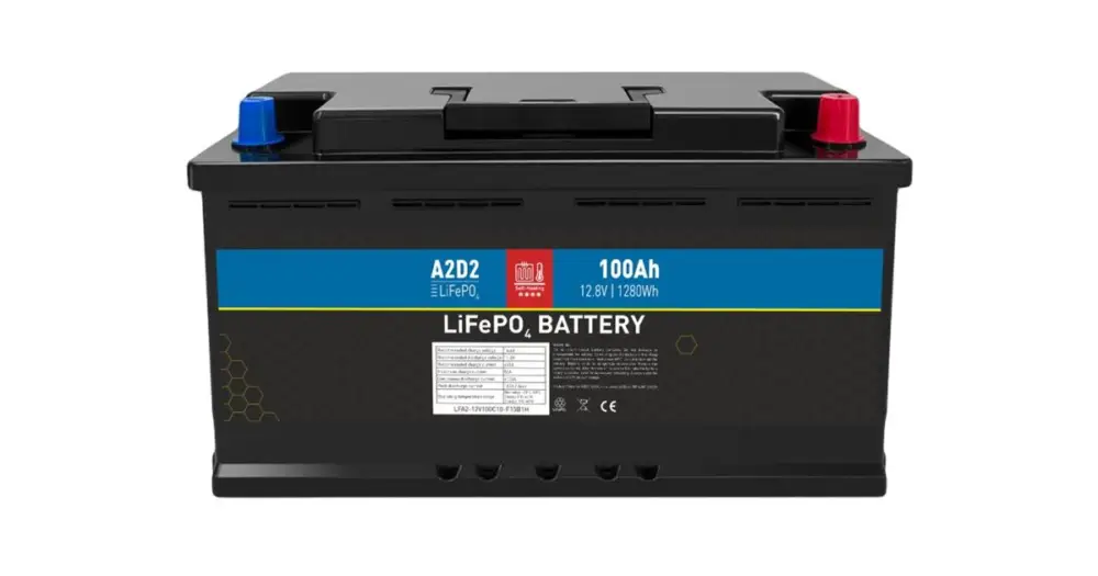 A2D2 Baterie LiFePo4 12,8 V 100Ah F15 Self-Heat Car Battery Case REPT Cells Levný