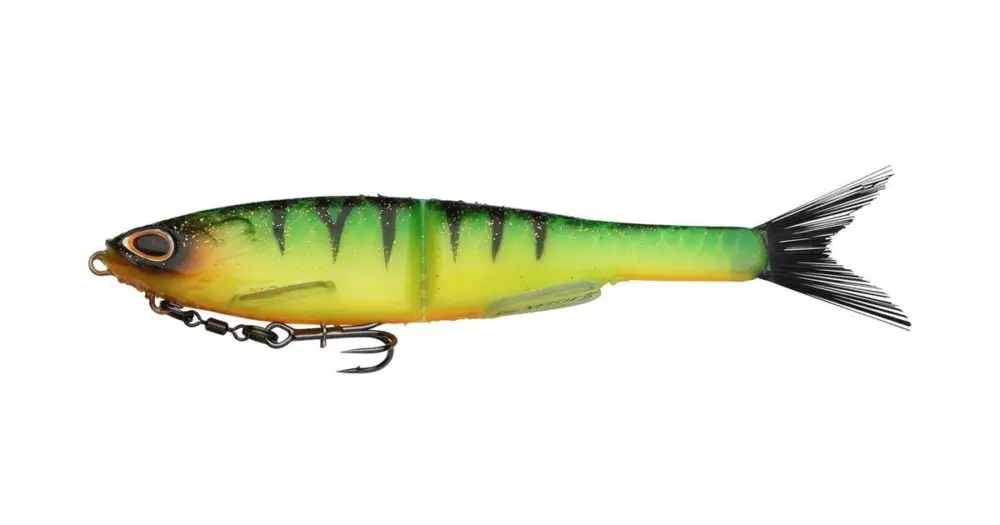 Berkley Gumová Nástraha PowerBait Nessie Firetiger - 22 cm 57 g Speciální Cena