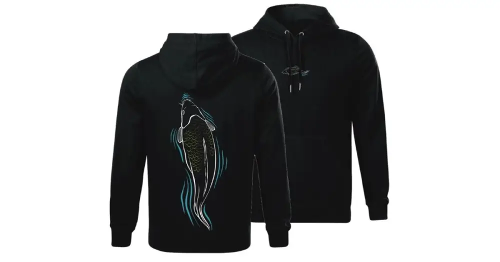 Nejprodávanější Giants Fishing Mikina Kapr u Hladiny Černá - L