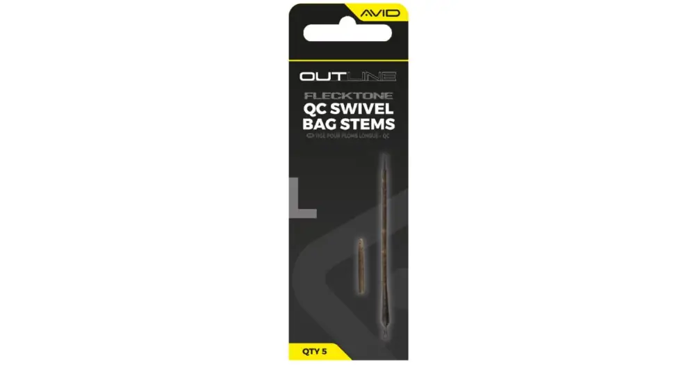 Výprodej Avid Carp Montáž Outline FleckTone QC Swivel Bag Stems - Long