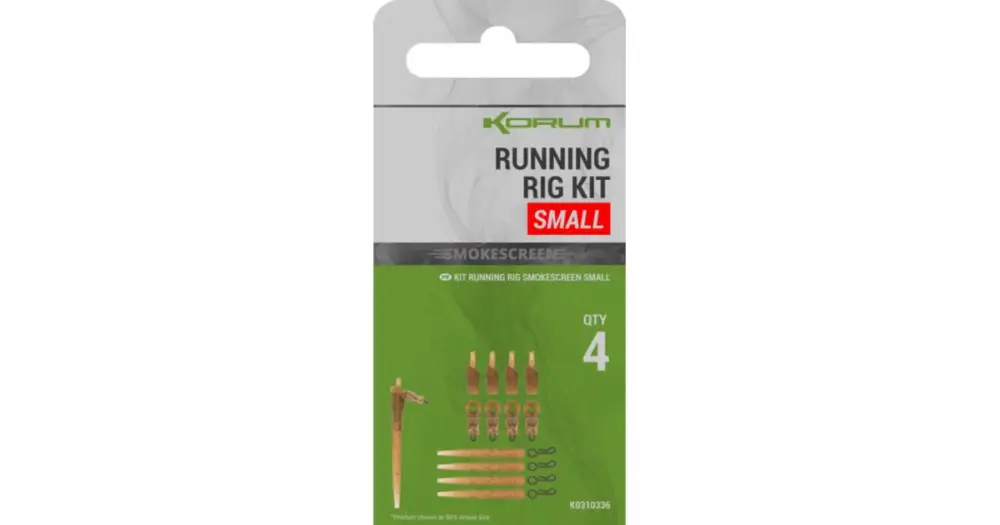 Korum Montáž Smokescreen Running Rig Kit - Large Omezená Nabídka
