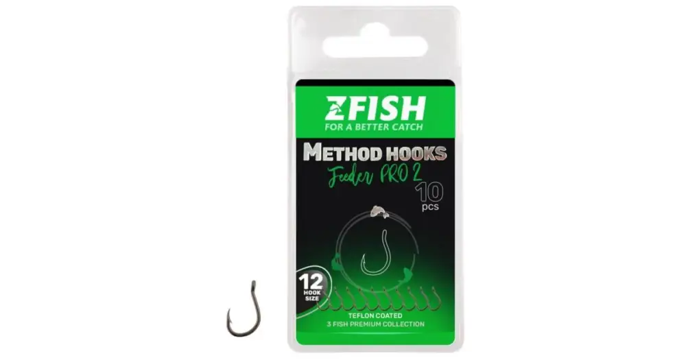 Nejlepší Volba Zfish Háčky Method Feeder Pro 2 10 ks - Velikost 6