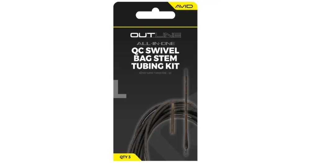 Avid Carp Montáž Outline QC Swivel Bag Stem Tungsten Tubing Kit Rychlé Dodání