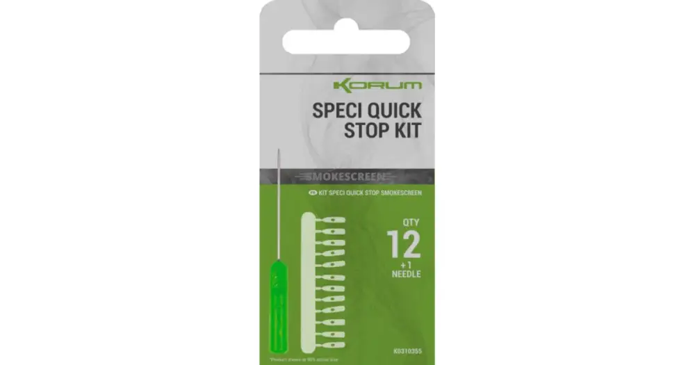 Korum Zarážky Smokescreen Speci Quick Stop Kit 12 ks Nová Kolekce