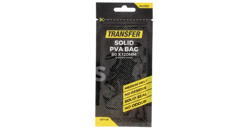 Avid Carp PVA Sáčky Transfer Solid PVA Bag - Small (60x120 mm) Vysoce Kvalitní