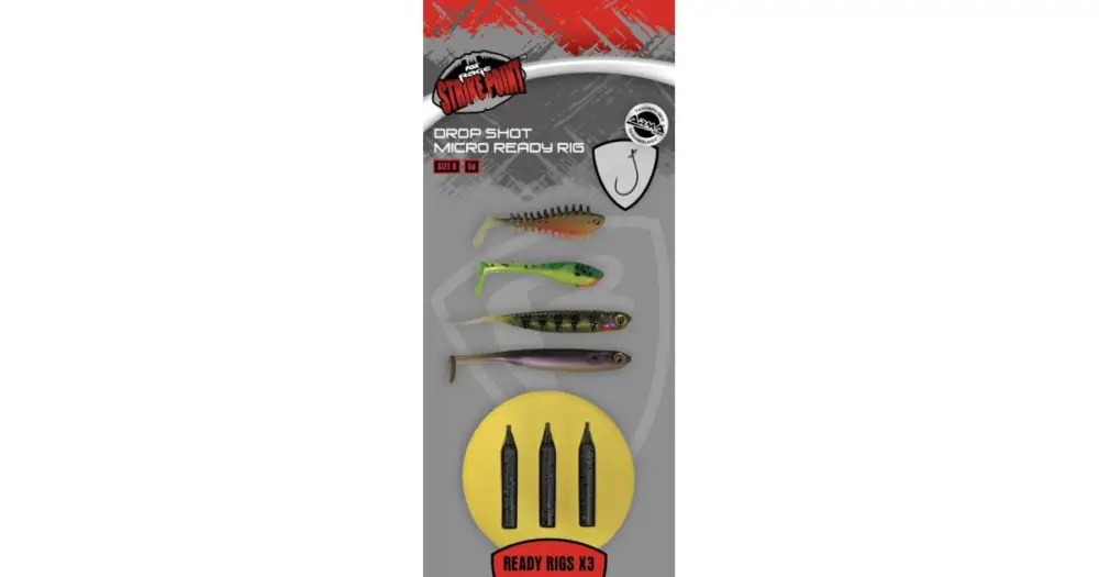 Sezónní Sleva Fox Rage Montáž Drop Shot Micro Ready Rig 3 ks - Velikost 8