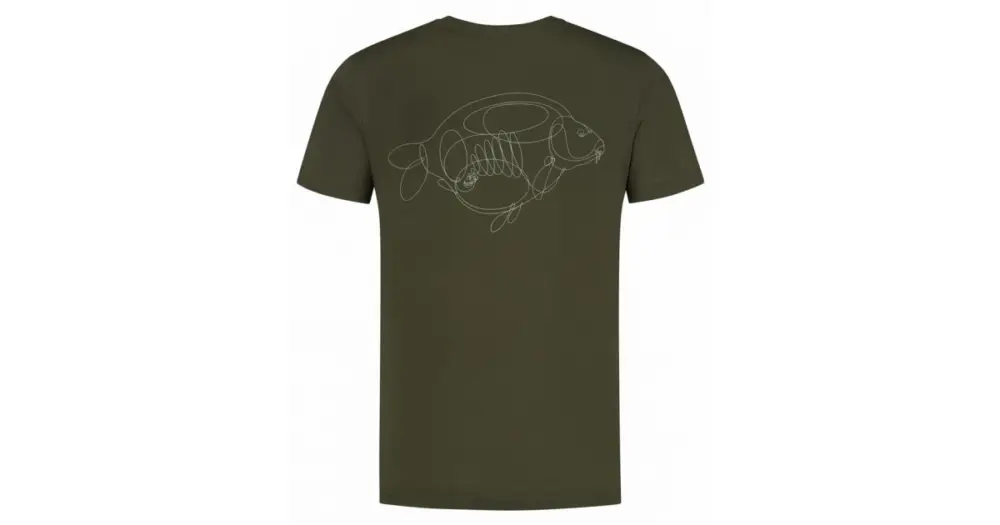Korda Tričko One Liner Tee Olive - XXXL Nízká Cena