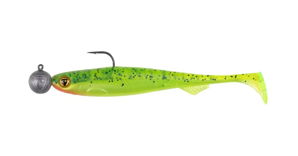 Výhodná Nabídka Fox Rage Gumová Nástraha Loaded Slick Shad UV Lemon Tiger - 11 cm 10 g