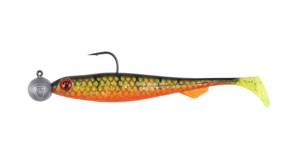 Sleva Fox Rage Gumová Nástraha Loaded Slick Shad UV Natural Perch - 9 cm 7 g