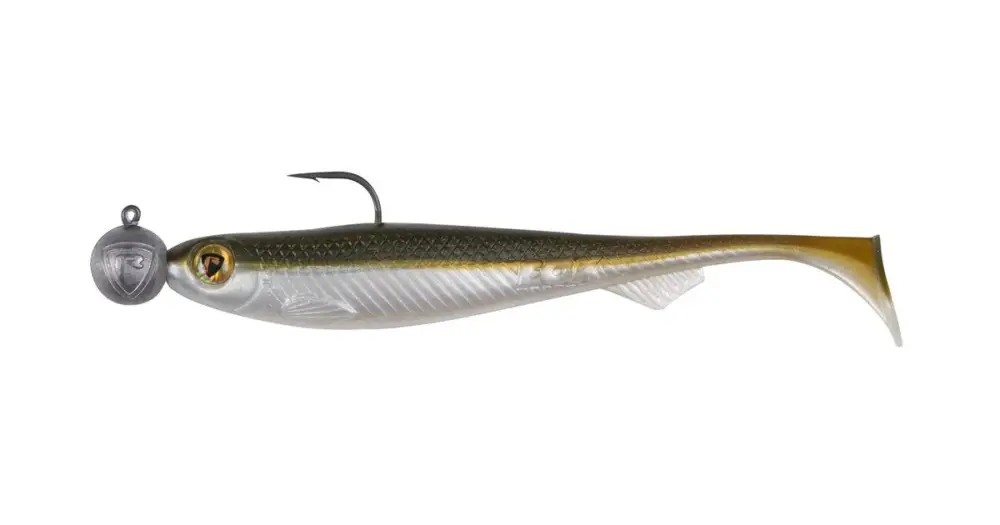 Cenově Výhodný Fox Rage Gumová Nástraha Loaded Slick Shad UV Arkansas Shiner - 9 cm 7 g