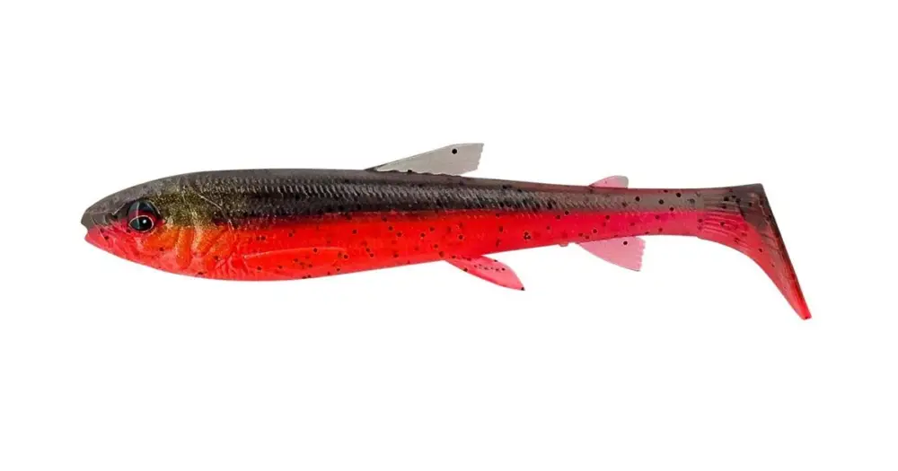 Speciální Cena Savage Gear Gumová Nástraha 3D Whitefish Shad Black Red - 9 cm 7 g