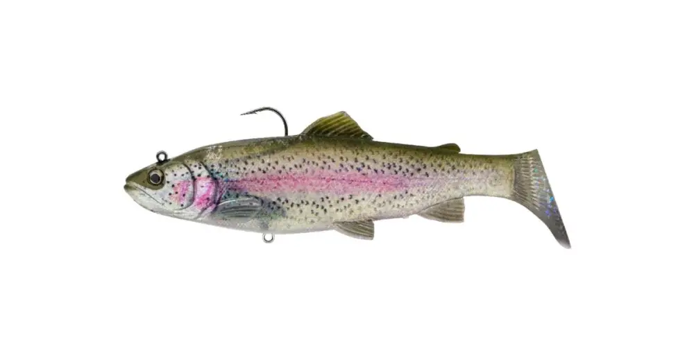 Savage Gear Gumová Nástraha 3D Trout Shad Clear Rainbow Trout - 17 cm 90 g Finální Výprodej