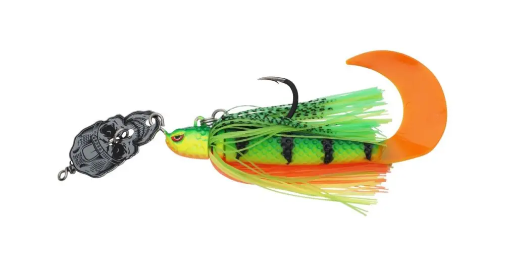 Madcat Třpytka Skull Blade Jig XL Sinking Firetiger UV - 18 cm 75 g Rychlé Dodání