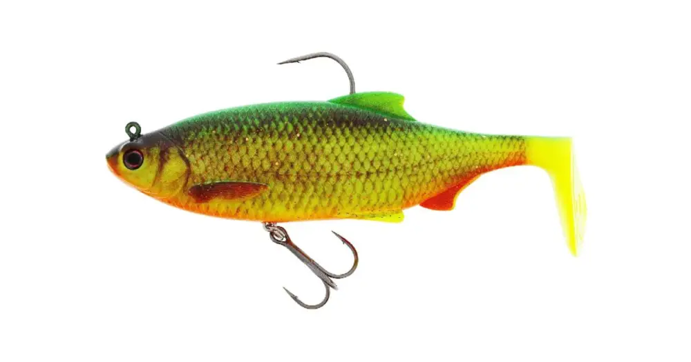 Westin Gumová Nástraha Ricky The Roach Shadtail R2F Firetiger Rudd Cenově Výhodný