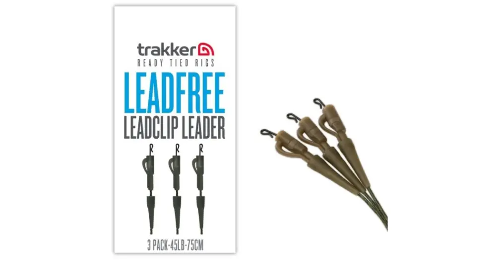 Sezónní Sleva Trakker Montáž Leadfree Leadclip Leader 75 cm 45 lb 3 ks