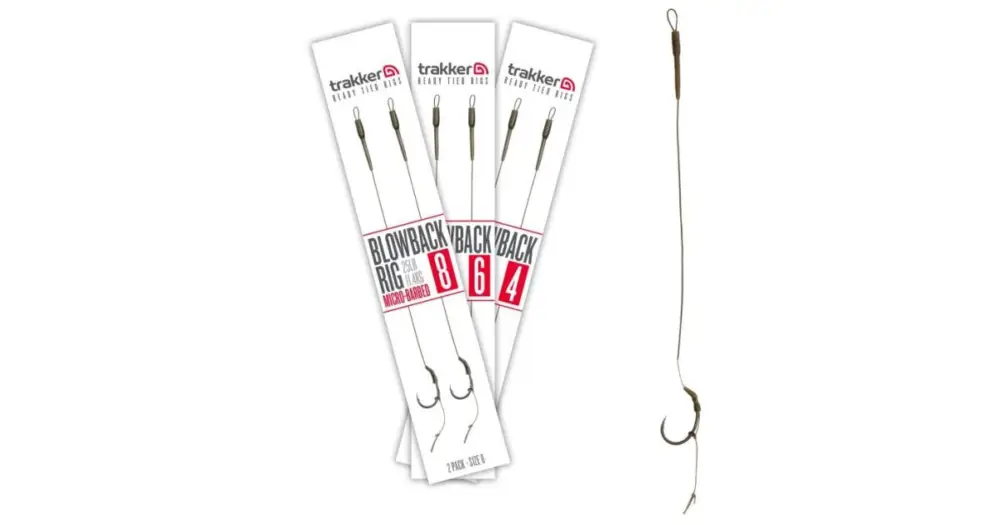 Bezpečná Platba Trakker Návazce Blowback Ready Rig Barbed 25 lb 2 ks