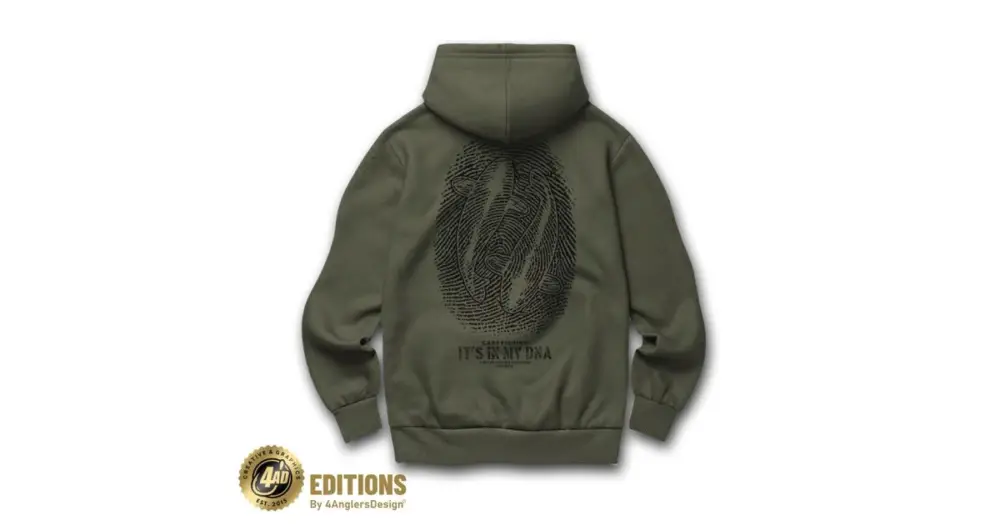 Sezónní Sleva 4ANGLERSDESIGN Mikina Carp Fishing ... It´s In My DNA - XXL
