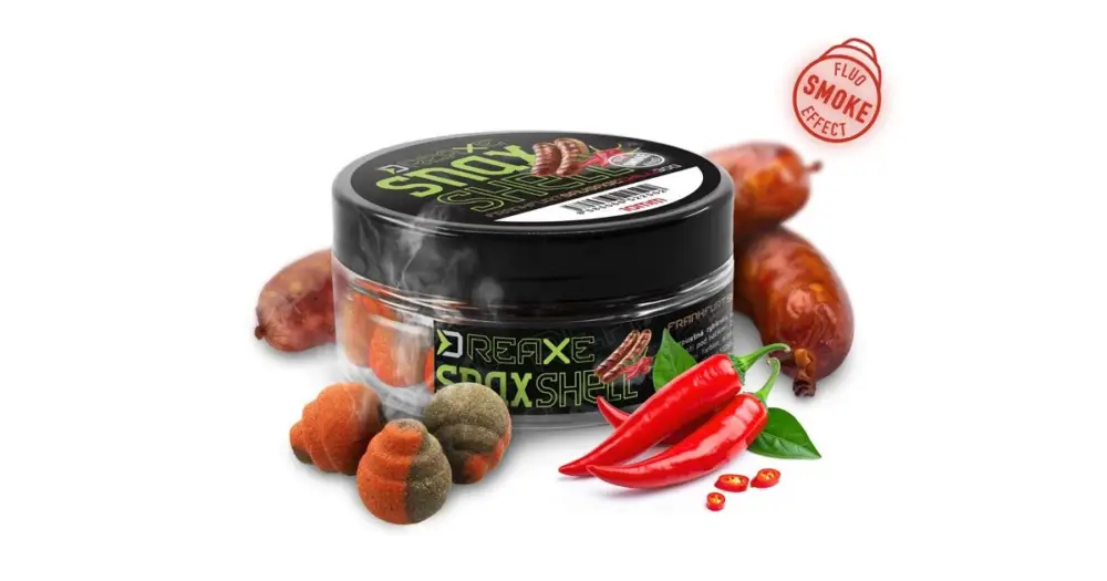 Výprodej Delphin Rozpustné Wafters D Snax Shell Frankfurtská Klobása Chilli 30 g - 10 mm