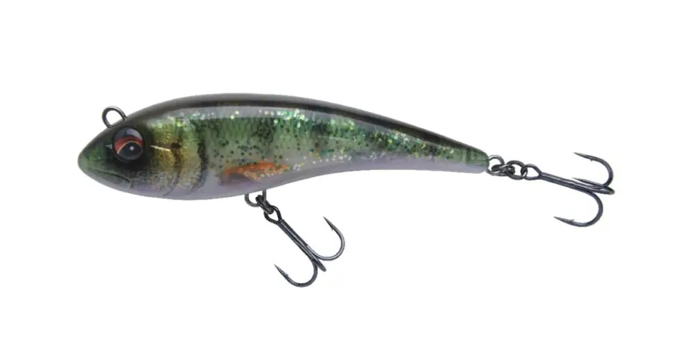 Savage Gear Wobler Low Glider Jerk Slow Sinking Glitter Perch - 17 cm 112 g Dokud Zásoby Vydrží