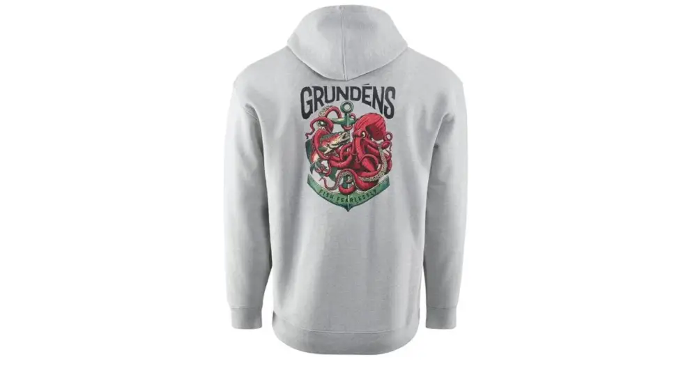 Přímo Od Výrobce Grundéns Mikina Displacement DWR Hoodie Octo-Trout Athletic Heather - M