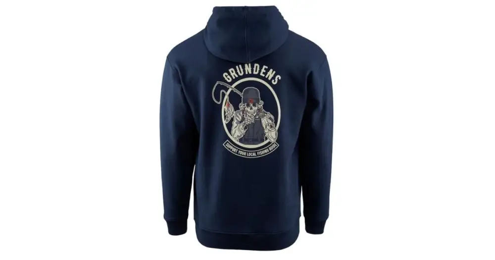Grundéns Mikina Displacement DWR Hoodie SL Guides Dark Navy - M Nová Kolekce