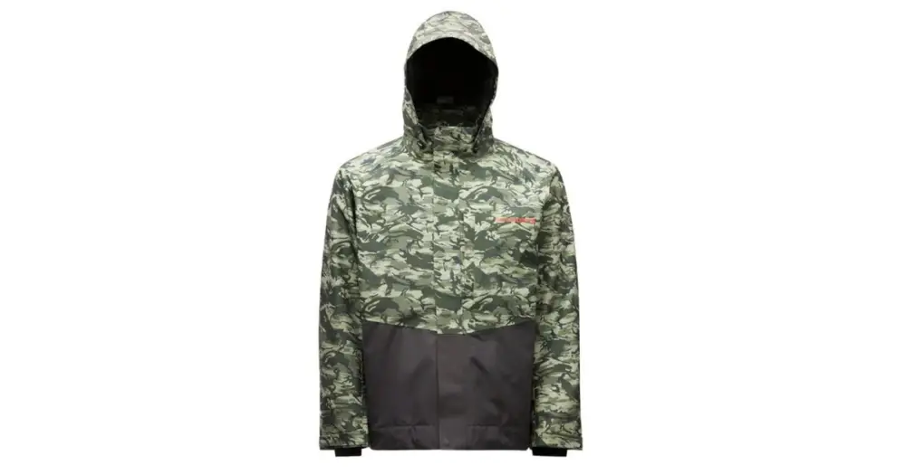 Finální Výprodej Grundéns Bunda Downrigger Gore-Tex Jacket Refraction Camo Green/Anchor