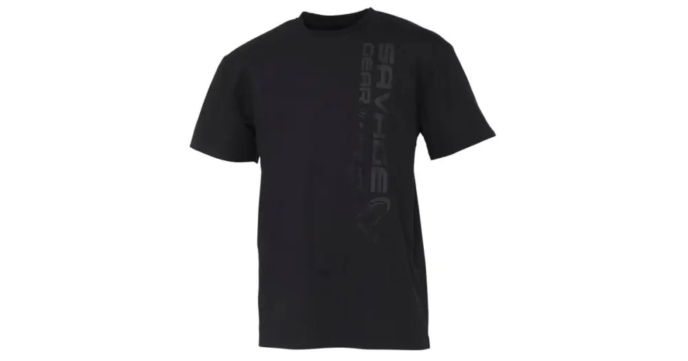 Sleva Savage Gear Tričko Vertical Logo Tee Black