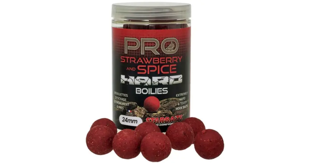 Nakupujte Hned Starbaits Boilie Hard Pro Strawberry Spice 200 g - 20 mm