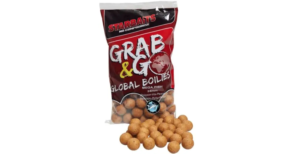 Vysoce Kvalitní Starbaits Boilies G&G Global Mega Fish - 800 g 20 mm