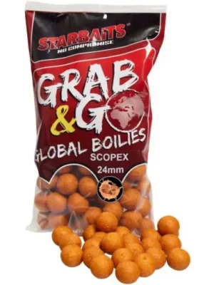 Zlevněný Starbaits Boilies G&G Global Scopex - 800 g 14 mm