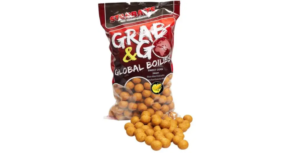 Akční Nabídka Starbaits Boilies G&G Global Sweet Corn - 800 g 20 mm