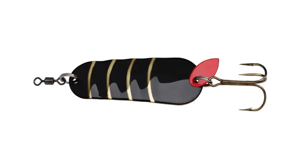 Akční Nabídka Abu Garcia Plandavka Atom Spoon Sinking Zebra - 7,5 cm 20 g