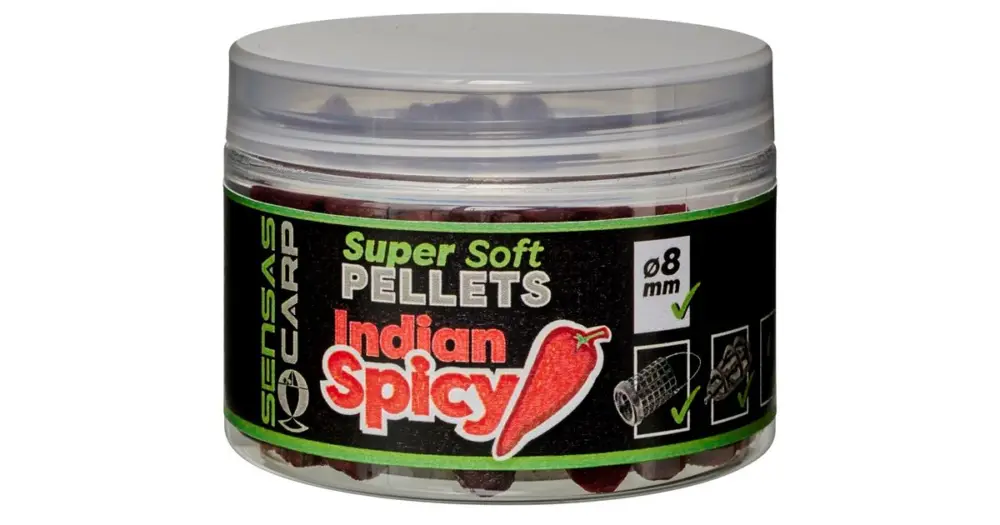 Sensas Pelety Super Soft Indian Spicy 60 g Akční Nabídka