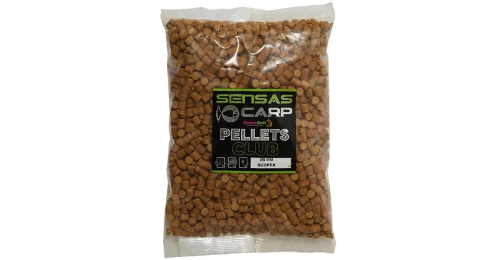 Sensas Pelety Club Scopex 800 g - 4 mm Bezpečná Platba