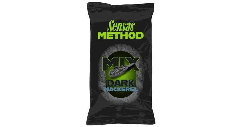 Víkendová Akce Sensas Method Mix 1 kg - Dark Mackerel