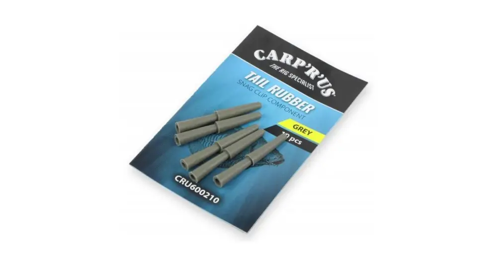 Carp´R´Us Převleky Tail Rubbers 10 ks - Grey Limitovaná Edice Koupit Online