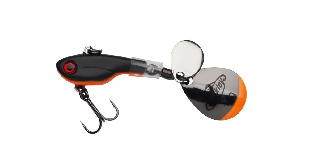Berkley Nástraha Pulse Spintail Sinking Black Orange - 6 cm 9 g Nakupujte Hned