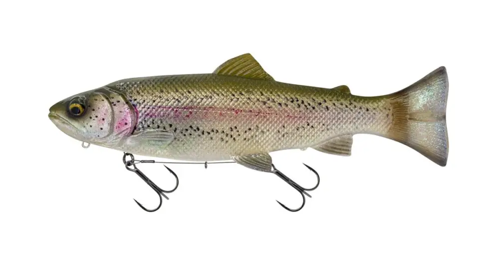 Kup Teď Savage Gear Gumová Nástraha 3D Line Thru Pulsetail Trout Slow Sinking Clear Rainbow Trout