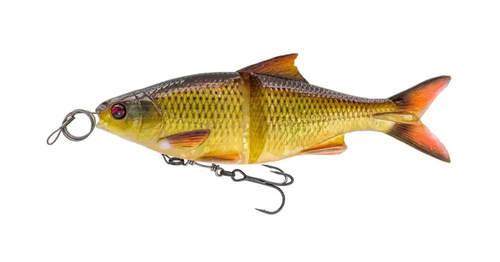 Rychlé Dodání Savage Gear Gumová Nástraha 3D Line Thru Glide Roach Slow Sinking Clear Rudd - 17 cm 78 g