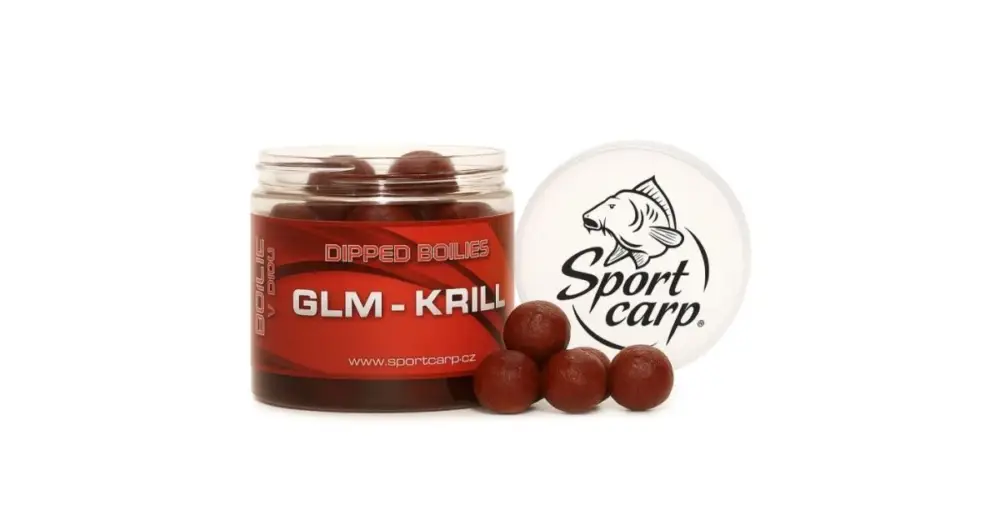 Nejlepší Volba Sportcarp Boilies v Dipu Dipped Boilies 200 ml 20 mm - GLM Krill