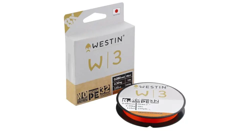 Nejlepší Cena Westin Splétaná Šňůra W3 8-Braid Dutch Orange 135 m - 0,260 mm 16,5 kg