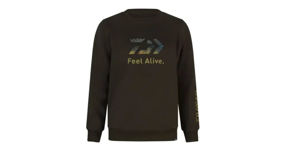 Daiwa Mikina D-Vec Hoodie Crew Neck Zander - XL Poslední Šance