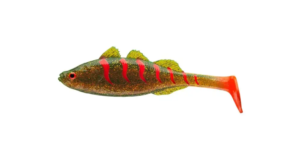 Daiwa Gumová Nástraha Prorex Live Perch Motor Oil Tiger UV - 9,5 cm 8 g Doprava Zdarma