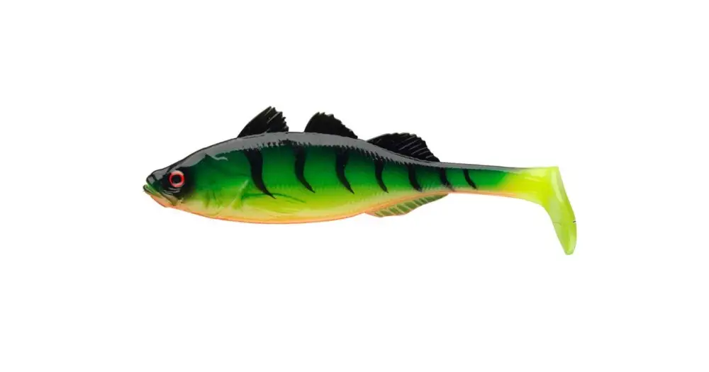 Značkový Daiwa Gumová Nástraha Prorex Live Perch Firetiger UV - 9,5 cm 8 g