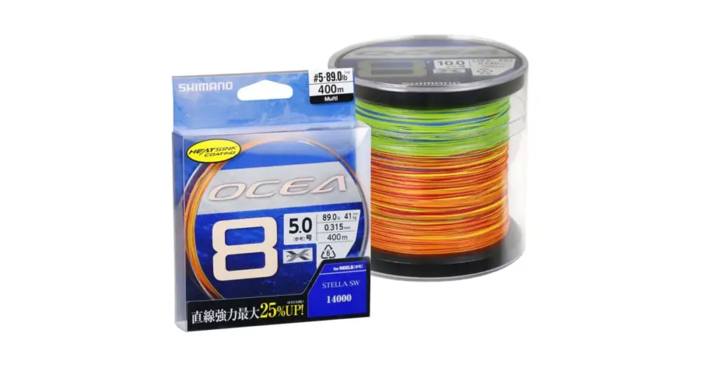 Poslední Šance Shimano Splétaná Šňůra Ocea Braid Multi 400 m - 0,23 mm 26 kg 58 lb PE3