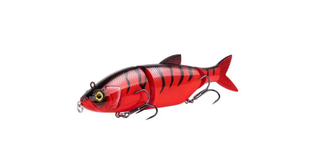 Víkendová Akce Shimano Wobler Yasei Soul Swim Suspending Red Tiger - 16 cm 36 g