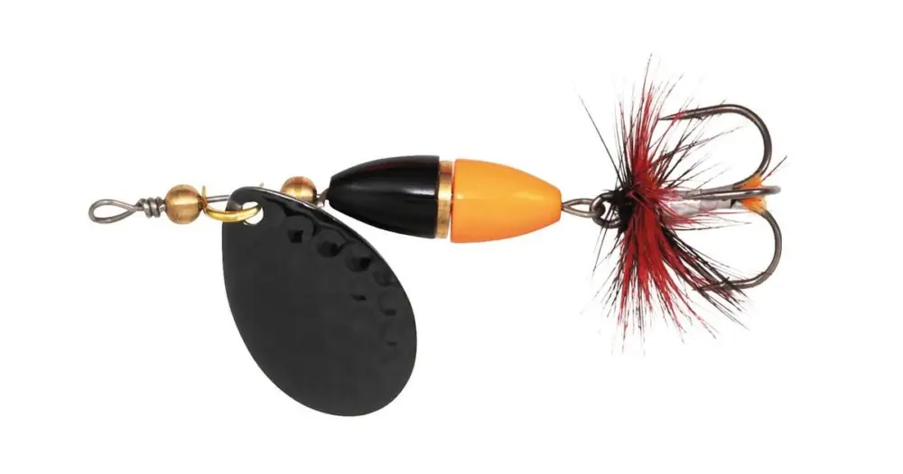 Kinetic Třpytka Fizz Black/Orange/Gold Ribbon - Velikost Háčku 6 Hmotnost 10 g Jen Po Omezenou Doba