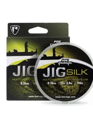 Značkový Fox Rage Splétaná Šňůra Jig Silk 150 m - 0,21 mm 35 lb